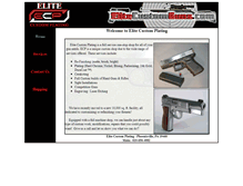 Tablet Screenshot of elitecustomguns.com